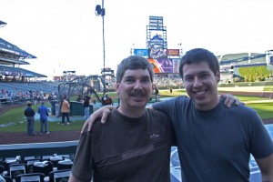 Bart and Daniel at Coors Field