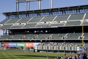 Coors Field (the row of purple seats in the upper deck are exactly one mile above sea level)