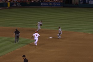 Callaspo steals second