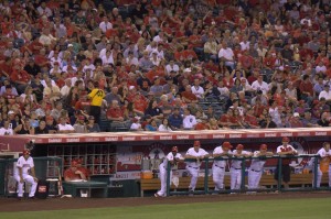 Angels dugout 