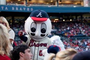 Homer, the Braves mascot