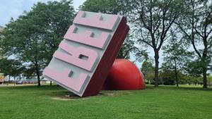 The 'Free" Stamp in Willard Park