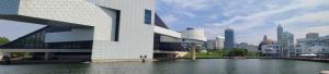 Rock and roll hall of fame and the harbor