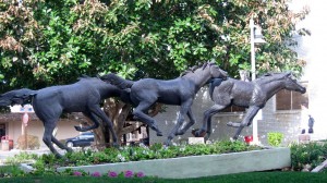 Horse sculpture