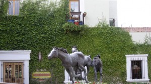 Horse sculpture