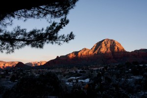 View from patio