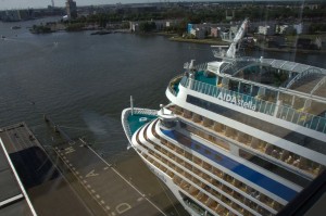 Cruise ship out or hotel room window