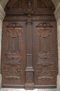 Wooden door