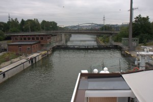 Heading into a lock