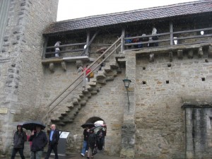 Rothenburg city wall