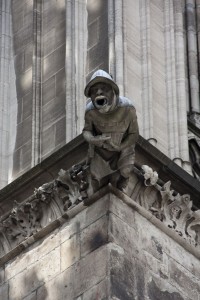 Cologne cathedral water spout