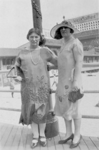 Esther Baron and unknown