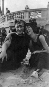 Lillian Baron Hoffman (on left) and unknown woman