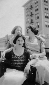 Lillian Baron Hoffman (in front)