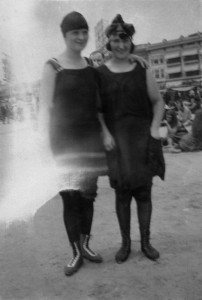 Lillian Baron Hoffman (right)