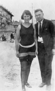 Lillian Baron Hoffman and unknown man