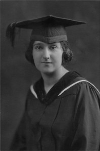 Lillian Baron Hoffman, Pharmacy School graduation