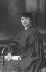 Lillian Baron Hoffman, Pharmacy School graduation