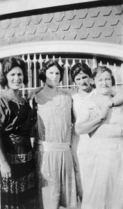 Mildred Baron Chernoff (on left), others unknown