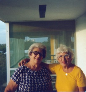 Rose Baron Rudnitsky, Mildred Baron Chernoff