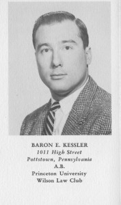 Baron Kessler, Univ. of Pennsylvania, 1958