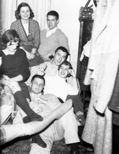 Baron Kessler, Katherine Vaughan Kessler (at right) with Baron Kessler's roomates, Princeton