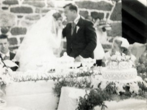 Katherine Vaughan Kessler, Baron Kessler, Wedding, 1956