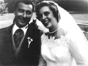 Baron Kessler, Katherine Vaughan Kessler, Wedding, 1956