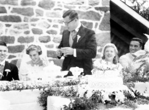 Katherine Vaughan Kessler, Baron Kessler, Wedding, 1956