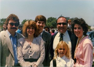 Hugh Pierson, Audrey Kessler Pierson, Albert (Bart) Kessler, Baron Kessler, Tracie Pierson, Laurie Kessler, Laurie's graduation, San Jose