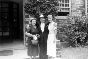 Gertrude Baron Kessler, Ray Baron, Katherine Vaughan Kessler at Baron Kessler's Princeton Graduation, 1955