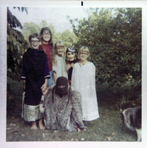 Albert (Bart) Kessler, Audrey Kessler Pierson, Unknown, Unknown, Laurie Kessler (in mask), Darla Gresh?