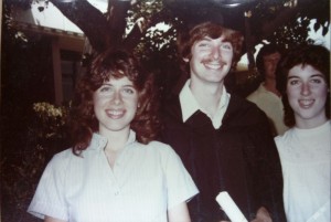 Audrey Kessler Pierson, Albert (Bart) Kessler, Laurie Kessler, Bart's UCSB graduation, 1983