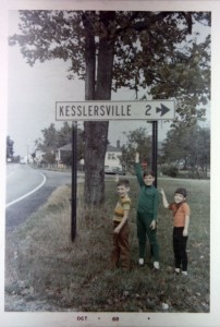 Albert (Bart) Kessler, Audrey Kessler Pierson, Laurie Kessler, Near Kesslerville, PA