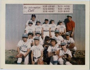 Albert (Bart) Kessler (back row left).  Upper Pottsgrove Little League