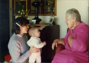 Marion Ruiz Kessler, Daniel Kessler, Gertrude Baron Kessler, 1987