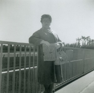 Gertrude Baron Kessler, Hialeah Racetrack, FL, Jan 1960