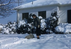 Katherine Vaughan Kessler and Fuzzy, 1956