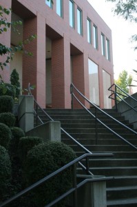 Library and stairs