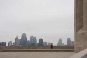 Kansas City skyline from the WWI Memorial