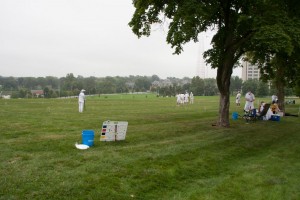 Croquet players