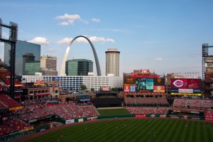 View from our seats - Busch Stadium