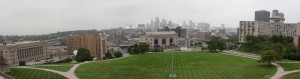 View from the WWI memorial