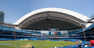 Panoramic view from our seats