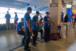 Band at the ballpark