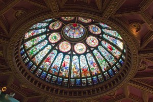 Ceiling stained glass