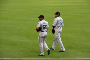 Cesar Baez and Felix Hernandez