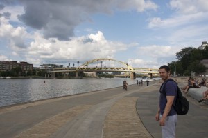 Daniel on the river walk