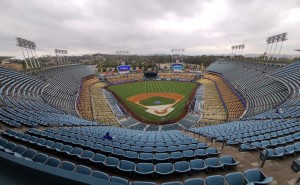 Dodgers Stadium from the top