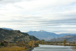 River and mountains